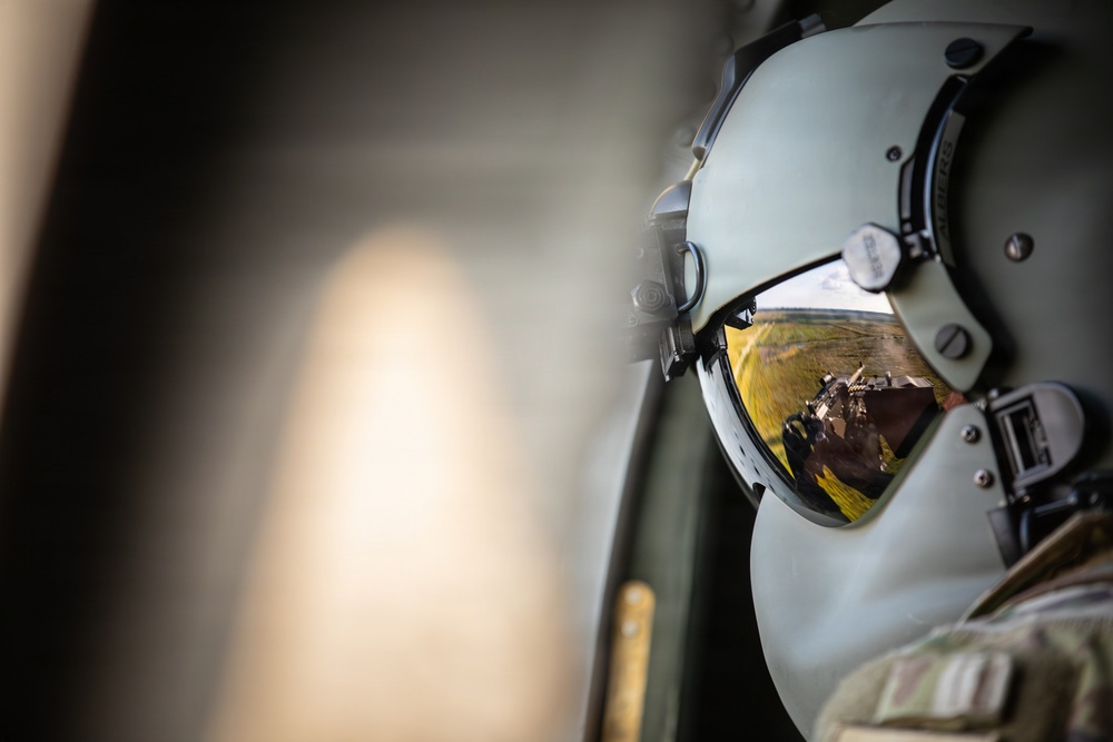 1st Infantry Division Aviation Soldiers Conduct Aerial Gunnery in Latvia