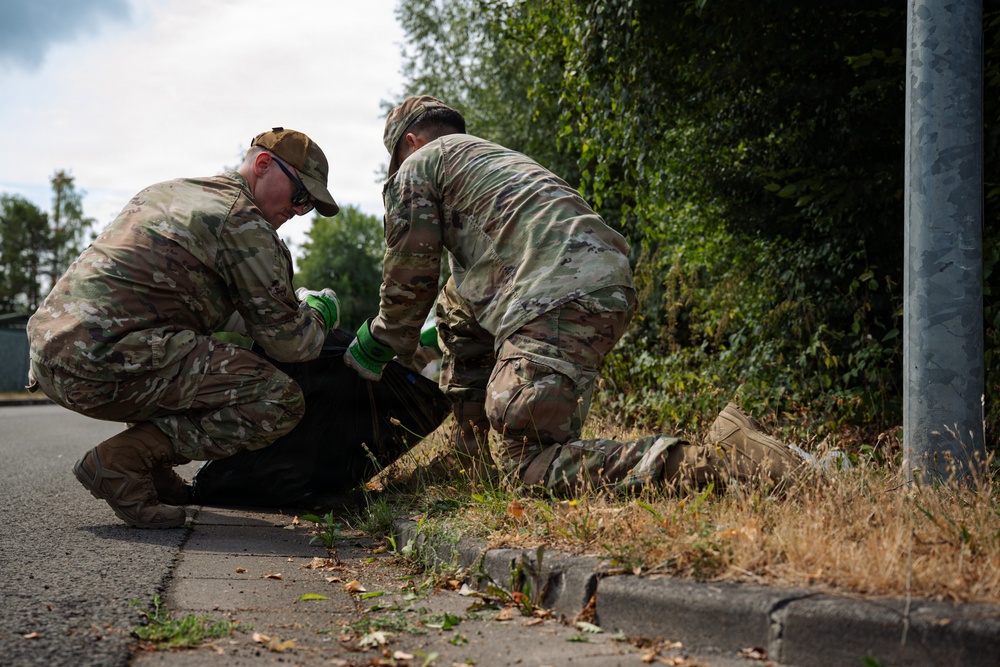 786th CES Airmen teamwork drives Ramstein’s beautification efforts