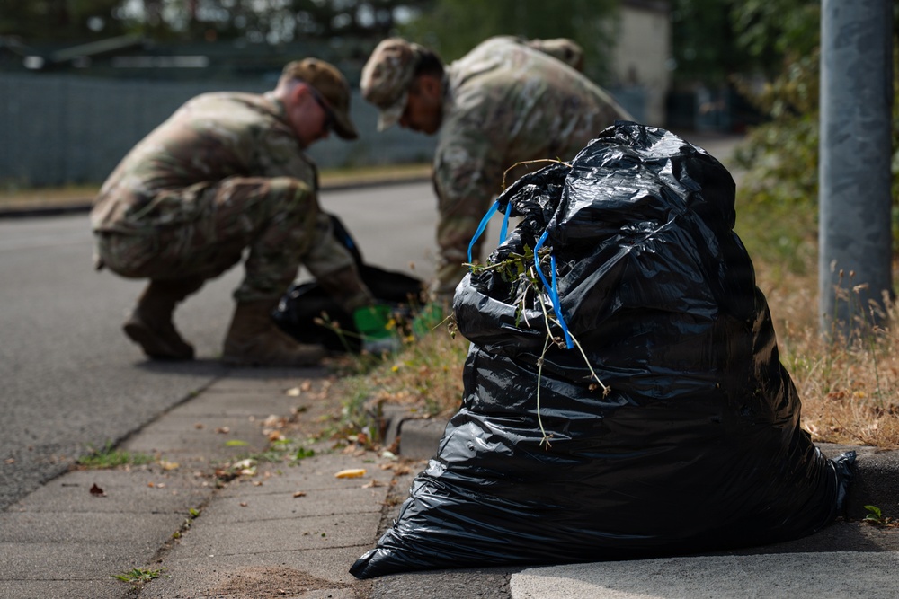 786th CES Airmen teamwork drives Ramstein’s beautification efforts
