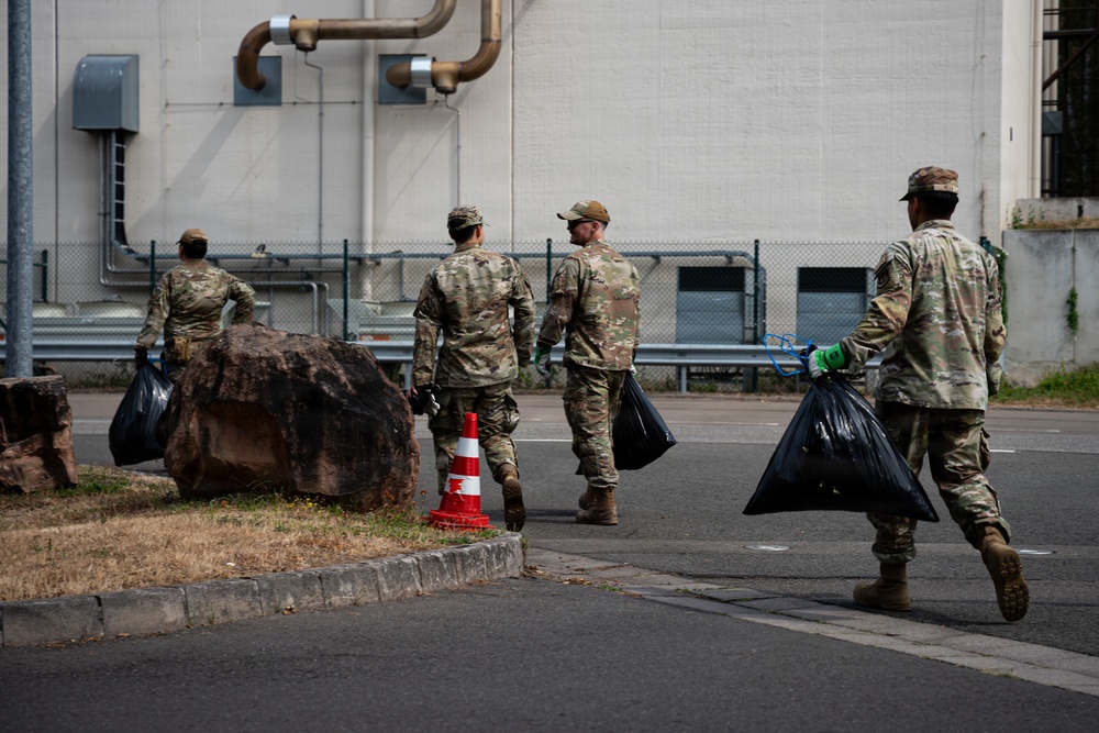 786th CES Airmen teamwork drives Ramstein’s beautification efforts
