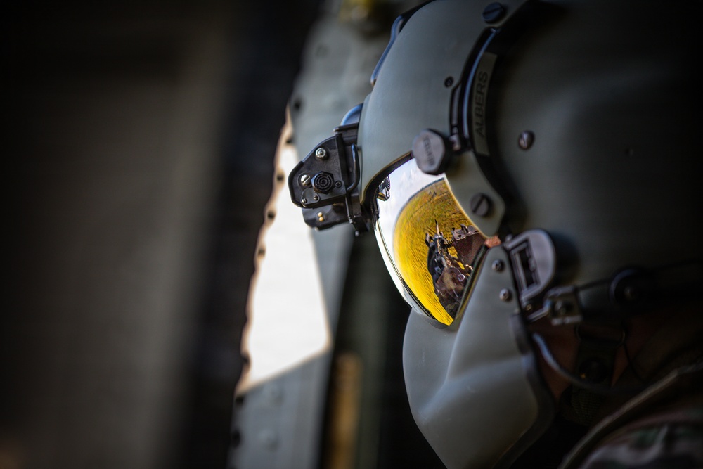 1st Infantry Division Aviation Soldiers Conduct Aerial Gunnery in Latvia