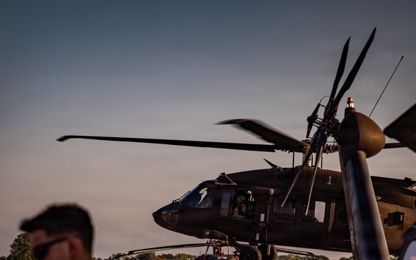 1st Infantry Division Aviation Soldiers Conduct Aerial Gunnery in Latvia