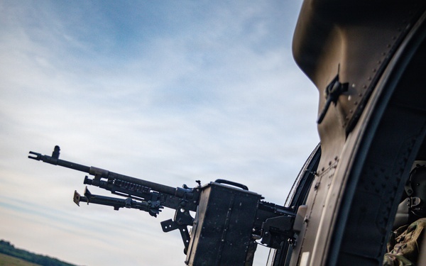 1st Infantry Division Aviation Soldiers Conduct Aerial Gunnery in Latvia