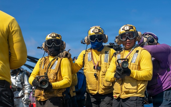 USS Tripoli Conducts Aviation Training Team Drill