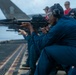 USS Tripoli Conducts Early Morning Gun Shoot