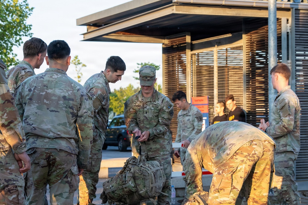 41st Field Artillery Brigade conducts a ruck in preparation for NWIC