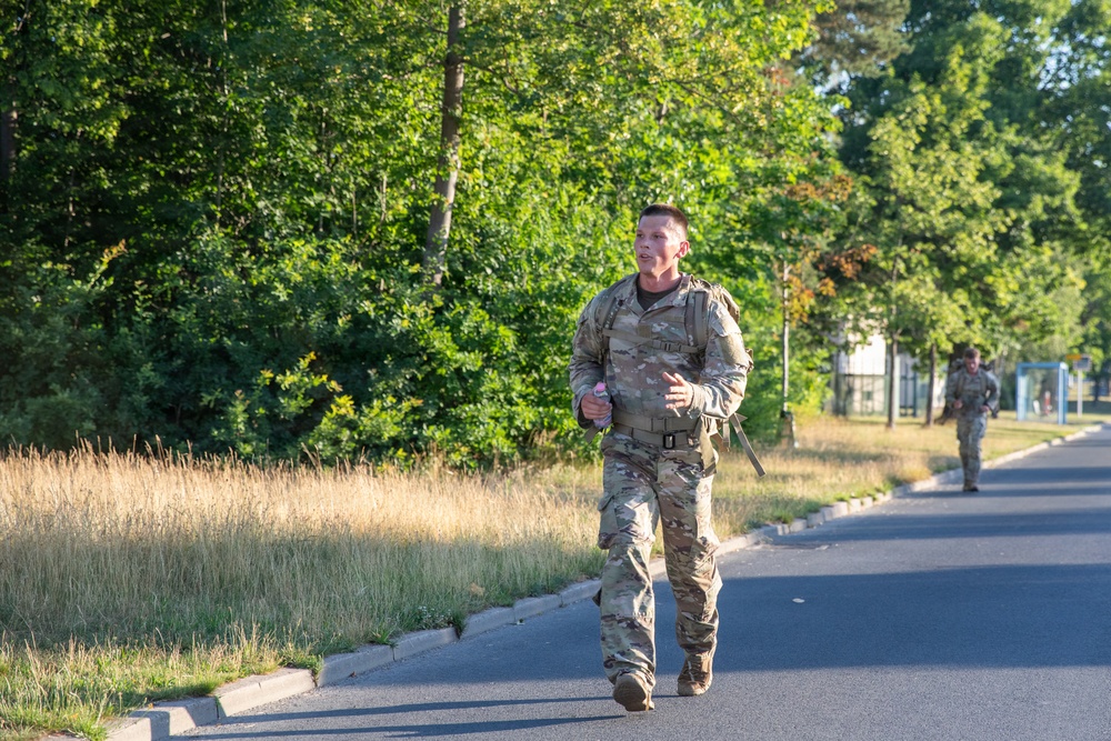 41st Field Artillery Brigade conducts a ruck in preparation for NWIC