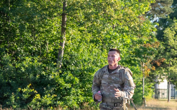41st Field Artillery Brigade conducts a ruck in preparation for NWIC