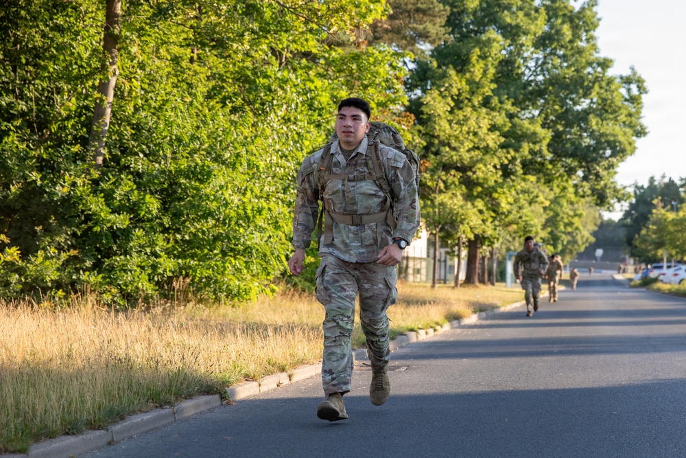 41st Field Artillery Brigade conducts a ruck in preparation for NWIC