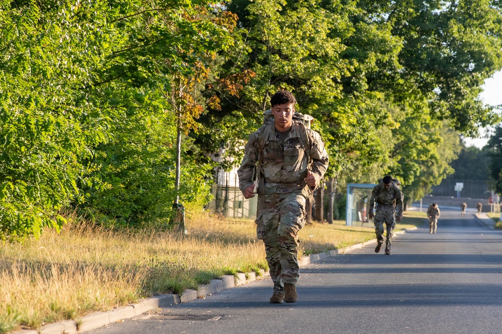 41st Field Artillery Brigade conducts a ruck in preparation for NWIC