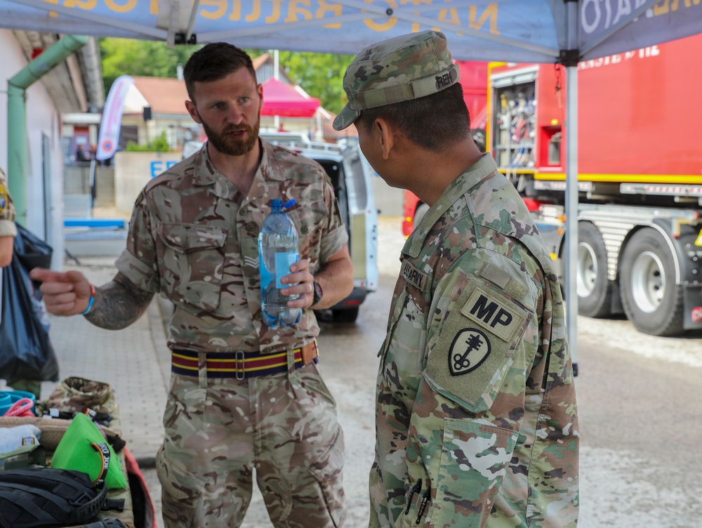 U.S. Army, allied military police officers strengthen community ties in Estonia