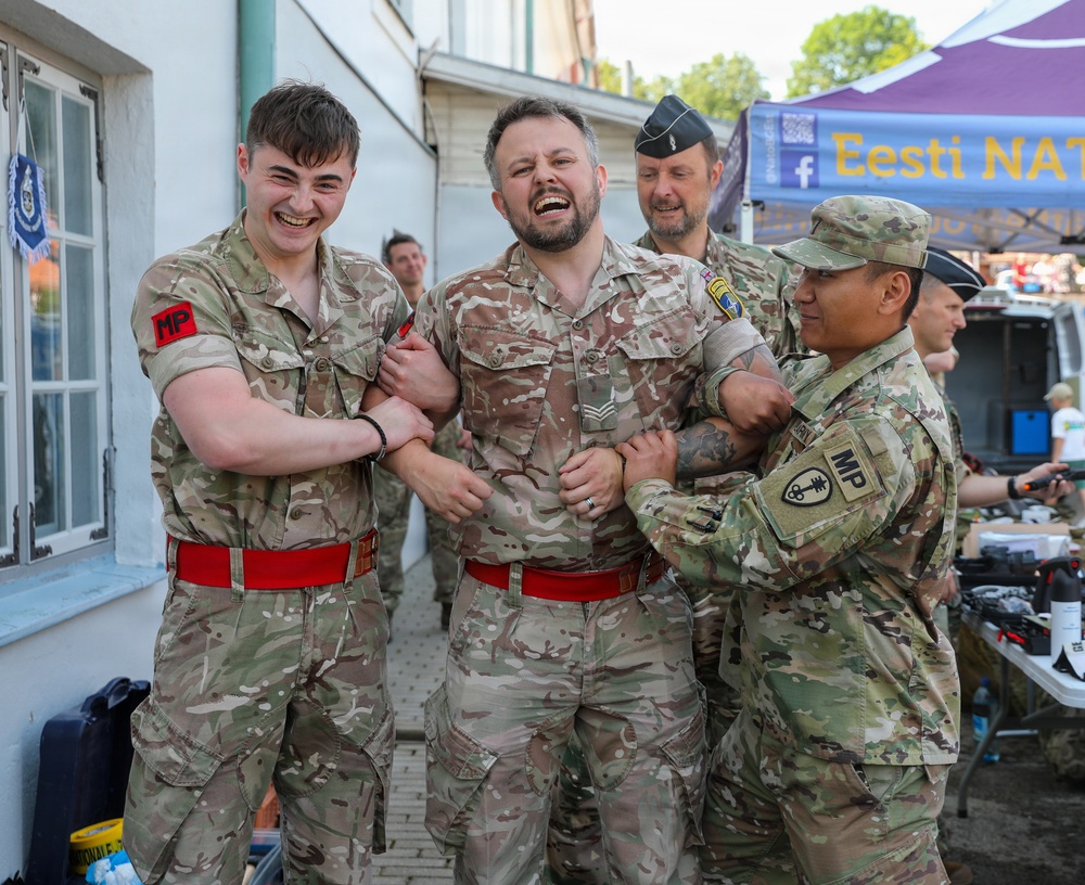 U.S. Army, allied military police officers strengthen community ties in Estonia