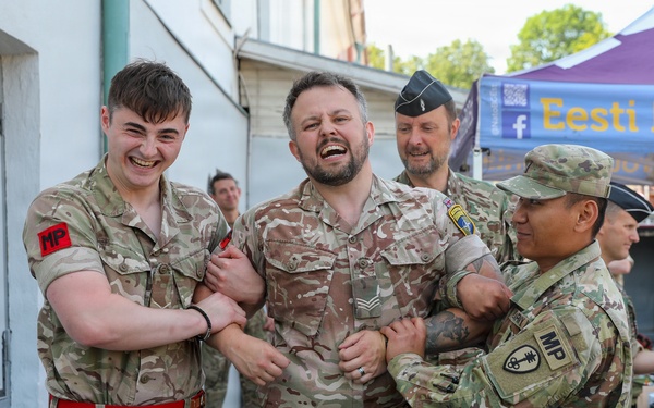 U.S. Army, allied military police officers strengthen community ties in Estonia