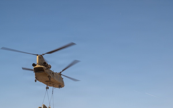 809th MRBC and 12th CAB conduct sling load and rafting operations