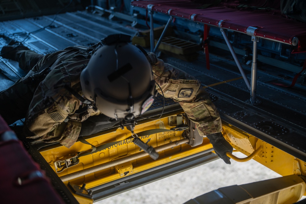 809th MRBC and 12th CAB conduct sling load and rafting operations