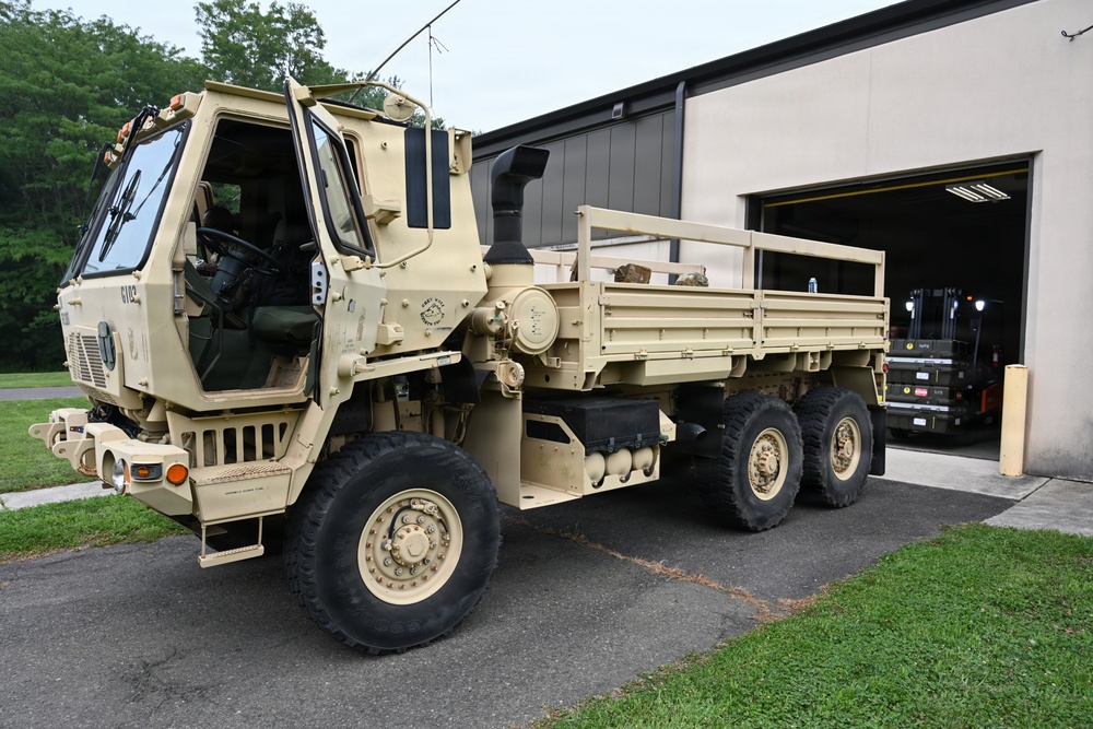 1-111th Infantry Regiment Vehicle Prepares for Javelin Training at JB MDL