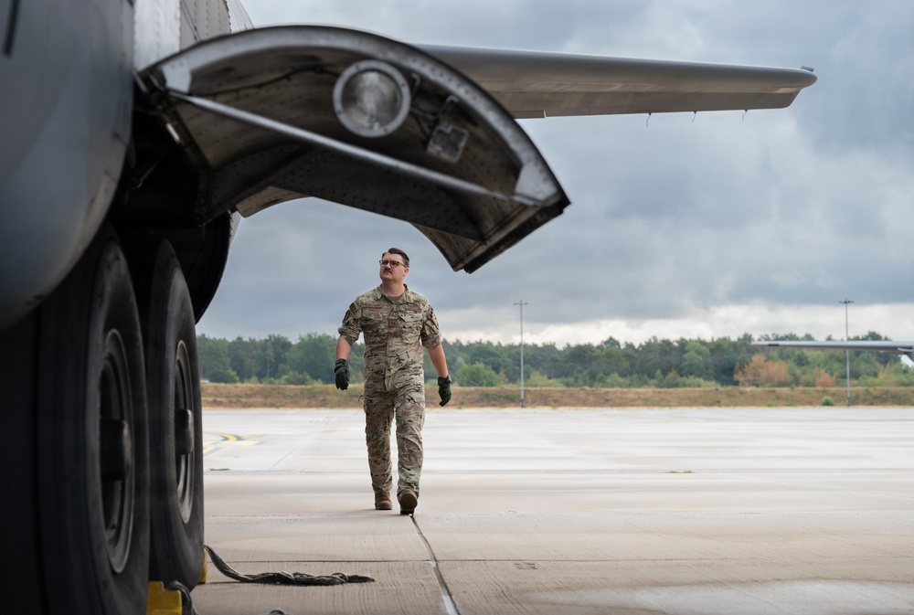 37th AS conducts heavy equipment cargo airdrops over Germany