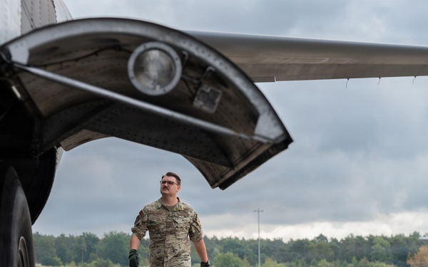 37th AS conducts heavy equipment cargo airdrops over Germany