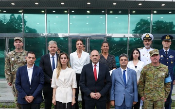 The Greek Minister for Foreign Affairs attends JSA Orientation