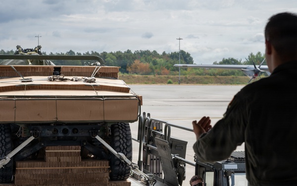 37th AS conducts heavy equipment cargo airdrops over Germany