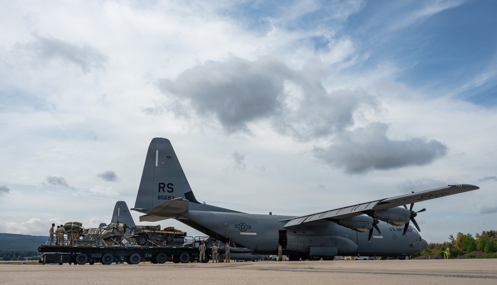 37th AS conducts heavy equipment cargo airdrops over Germany