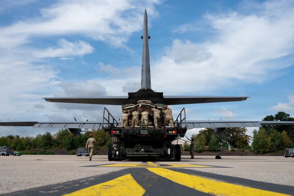 37th AS conducts heavy equipment cargo airdrops over Germany