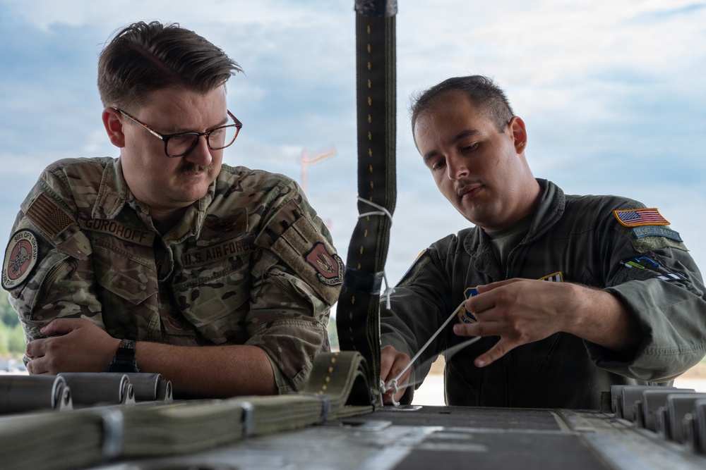37th AS conducts heavy equipment cargo airdrops over Germany