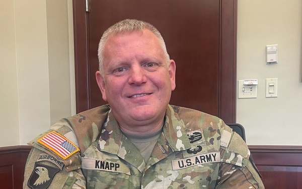 Knapp settles into Garrison command, embraces stability near hometown