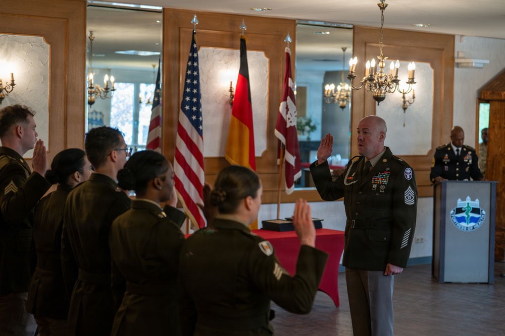 MEDDAC Bavaria NCO induction ceremony