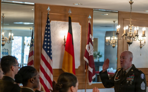 MEDDAC Bavaria NCO induction ceremony