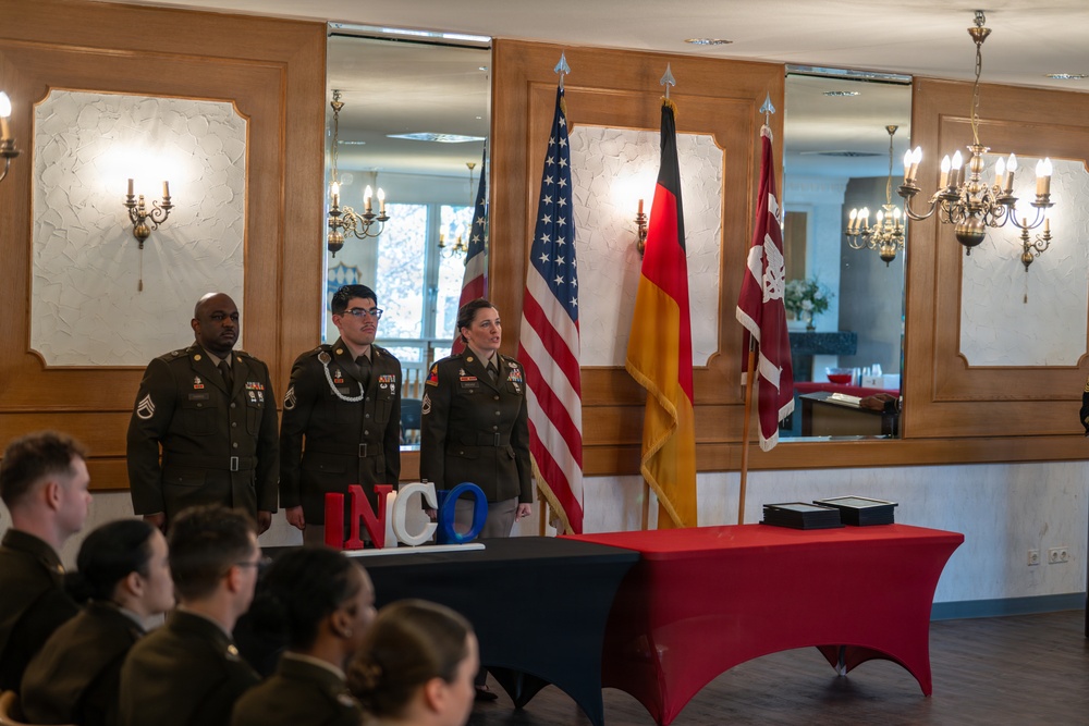 MEDDAC Bavaria NCO induction ceremony