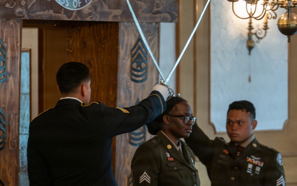 MEDDAC Bavaria NCO induction ceremony