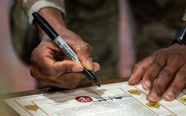 MEDDAC Bavaria NCO induction ceremony