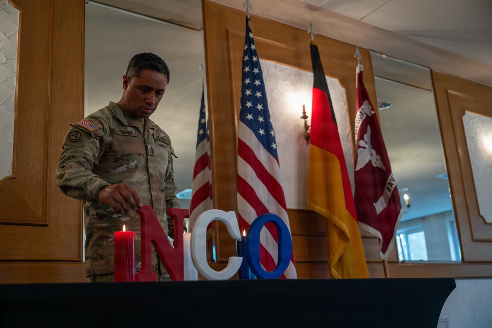 MEDDAC Bavaria NCO induction ceremony