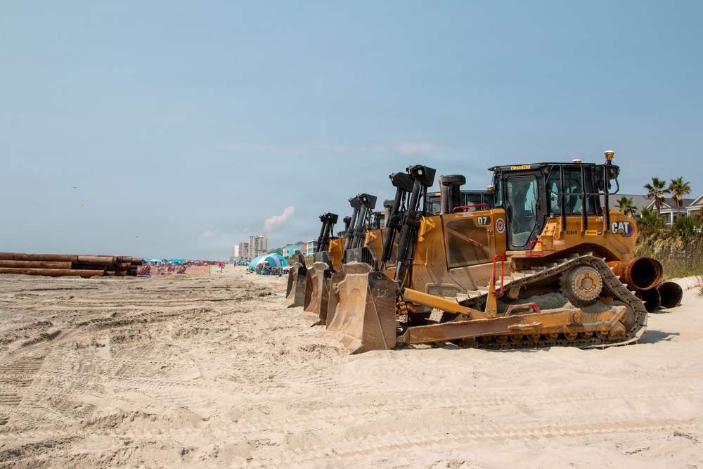 Final Phase of Grand Strand Renourishment Underway in Surfside Beach