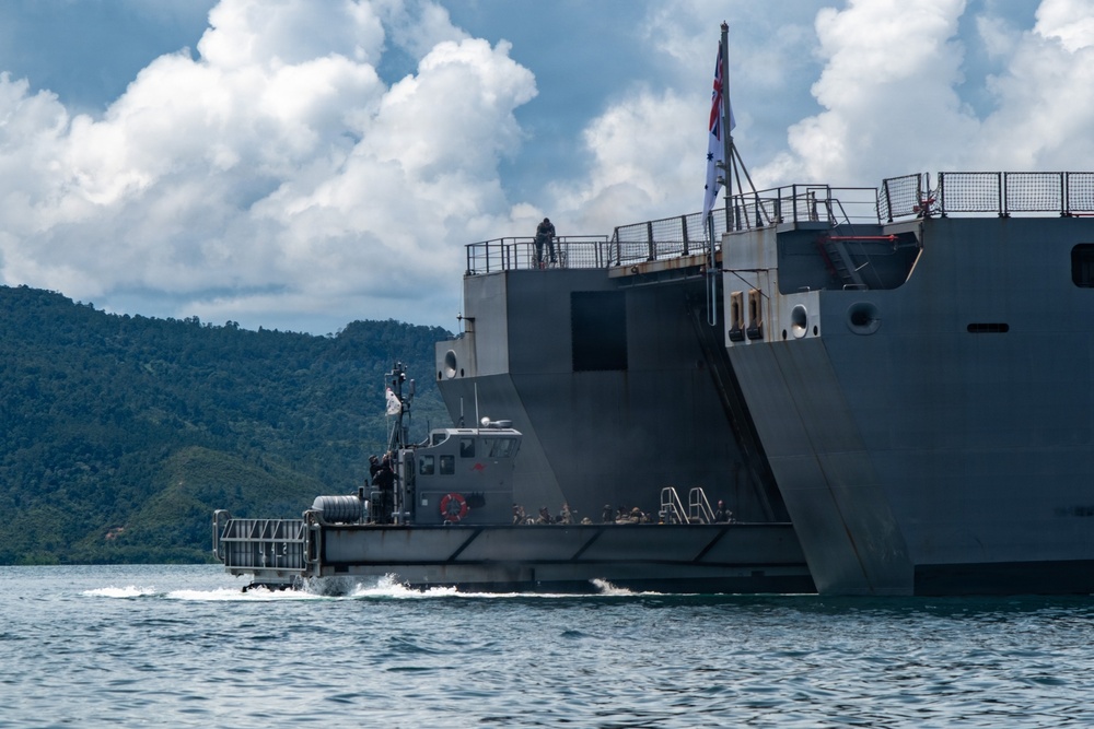 Pacific Partnership 2026 arrives in Indonesia aboard Royal Australian Navy HMAS Choules (L100)