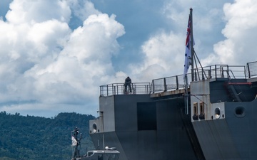 Pacific Partnership 2026 arrives in Indonesia aboard Royal Australian Navy HMAS Choules (L100)