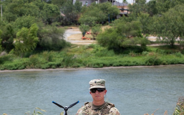 Soldier assigned to JTF-SB uses drone to help secure border