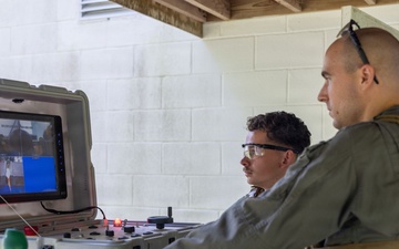 MCAS Cherry Point EOD technicians participate in an exploitation range
