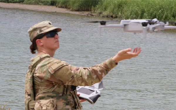 Soldier assigned to JTF-SB uses drone to help secure border