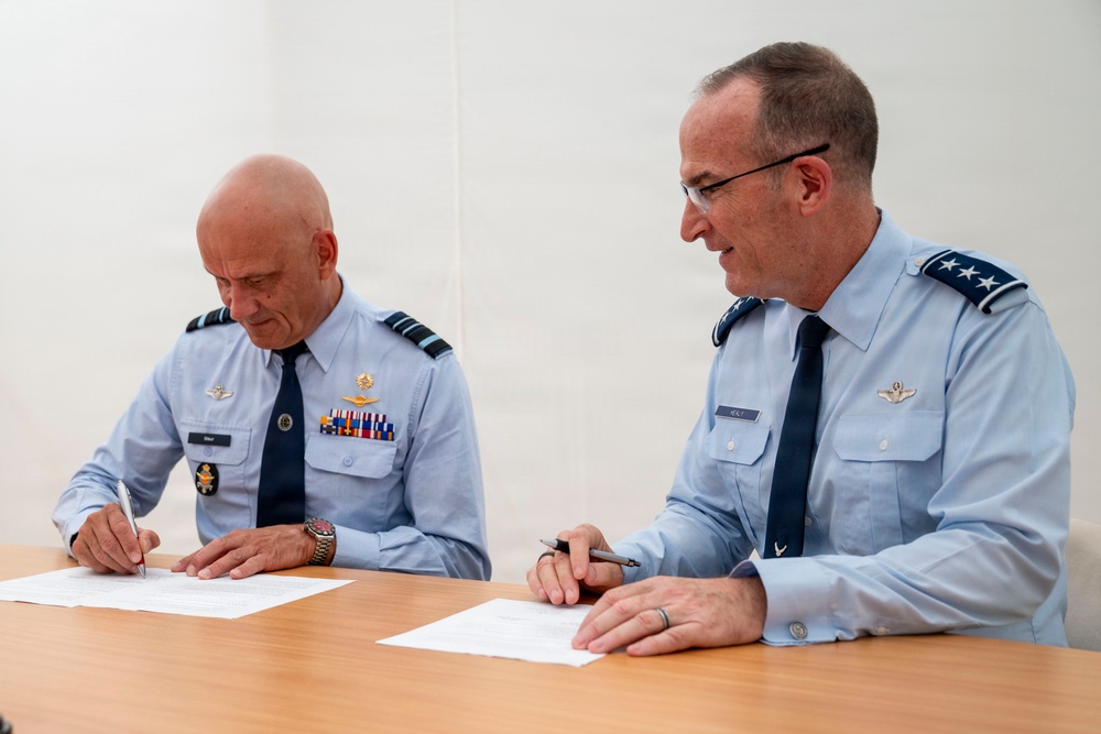 Air Force Reserve and Royal Netherlanders Air and Space Force sign Terms of Reference