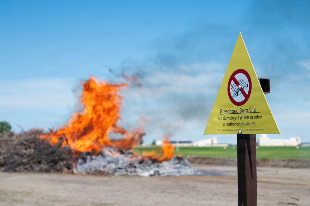 Malmstrom firefighters partner with AFCEC to conduct prescribed burn, support installation readiness