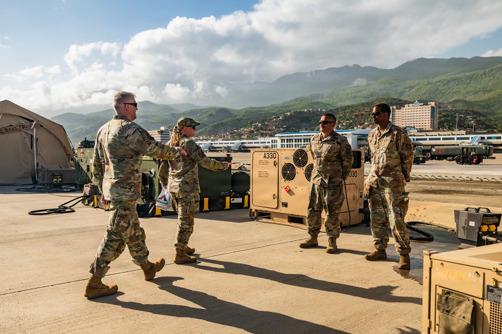 621 CRW Commander Visits CRE in Venezuela