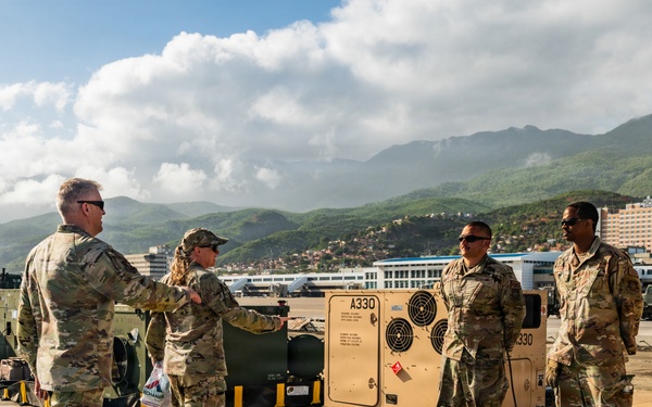 621 CRW Commander Visits CRE in Venezuela