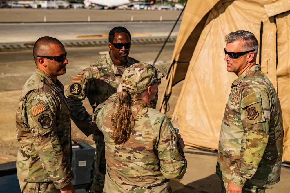 621 CRW Commander Visits CRE in Venezuela