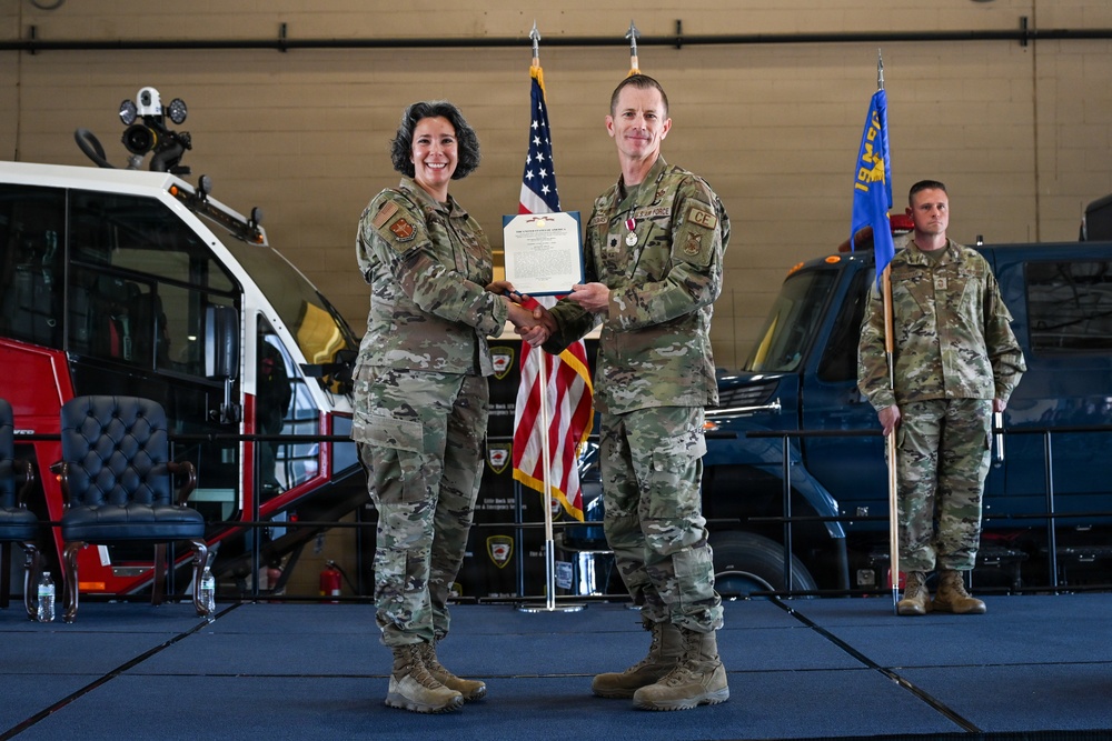 19th Civil Engineer Squadron Change of Command