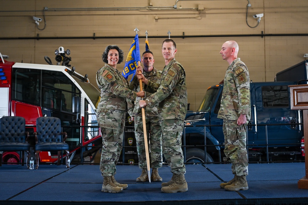 19th Civil Engineer Squadron Change of Command