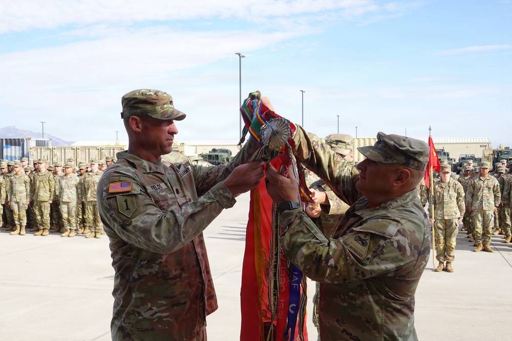 Mission complete: 4-27 Field Artillery uncases colors at Fort Bliss after border deployment