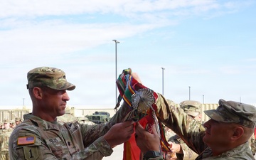 Mission complete: 4-27 Field Artillery uncases colors at Fort Bliss after border deployment
