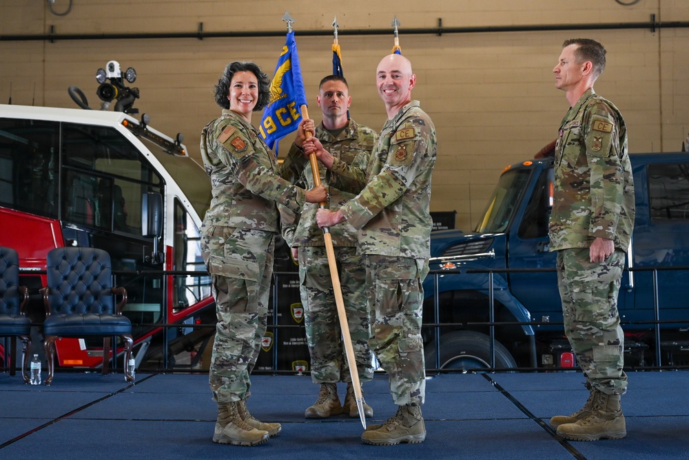 19th Civil Engineer Squadron Change of Command